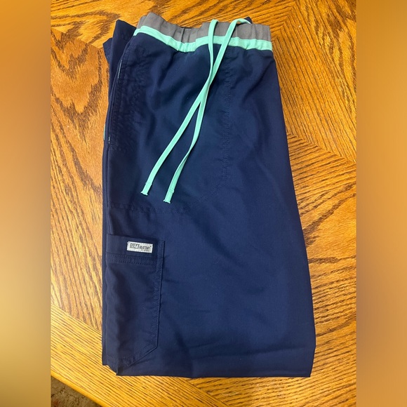 Grey's Anatomy Navy Blue Scrub Pants - Picture 1 of 8